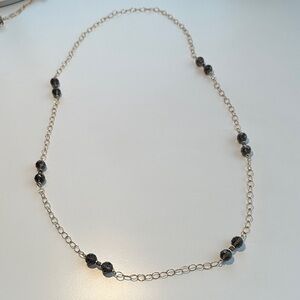 Elegant Gold filled and Smoky Quartz Necklace